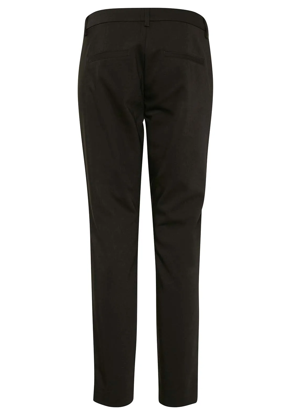 Mid Rise Trousers - Black