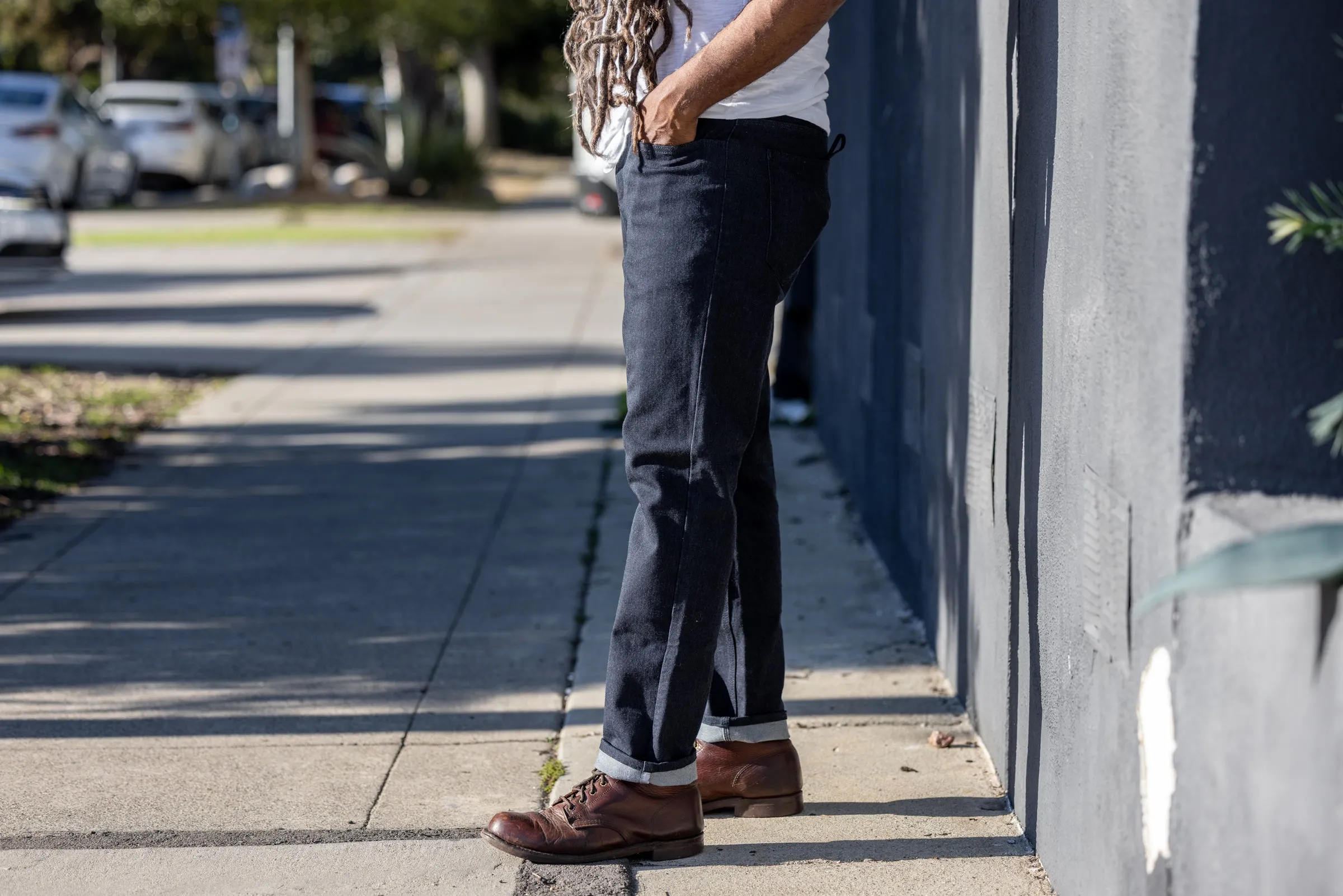 mislabeled 4-way stretch indigo CORDURA® regular fit jeans