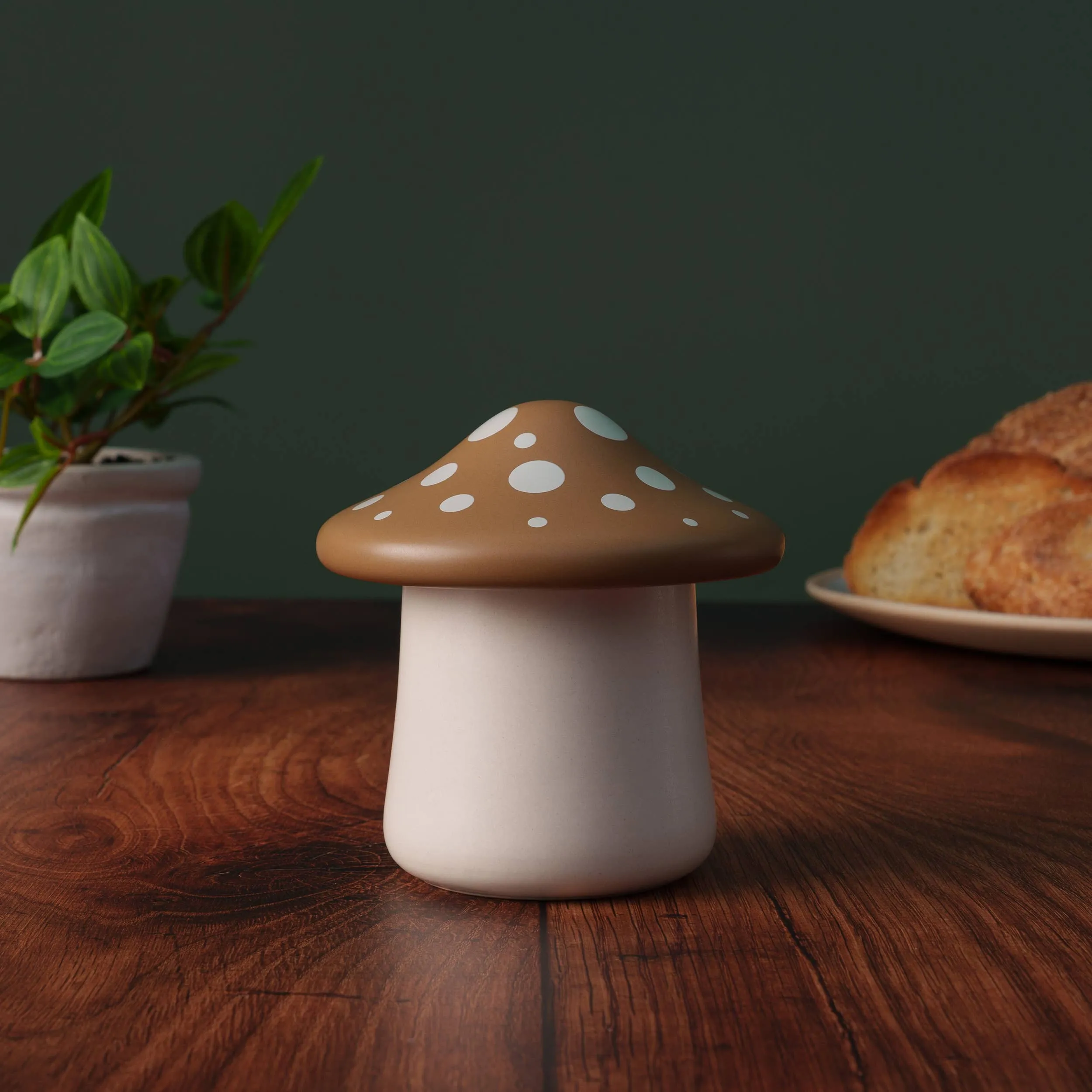 Mushroom Shaped Butter Crock