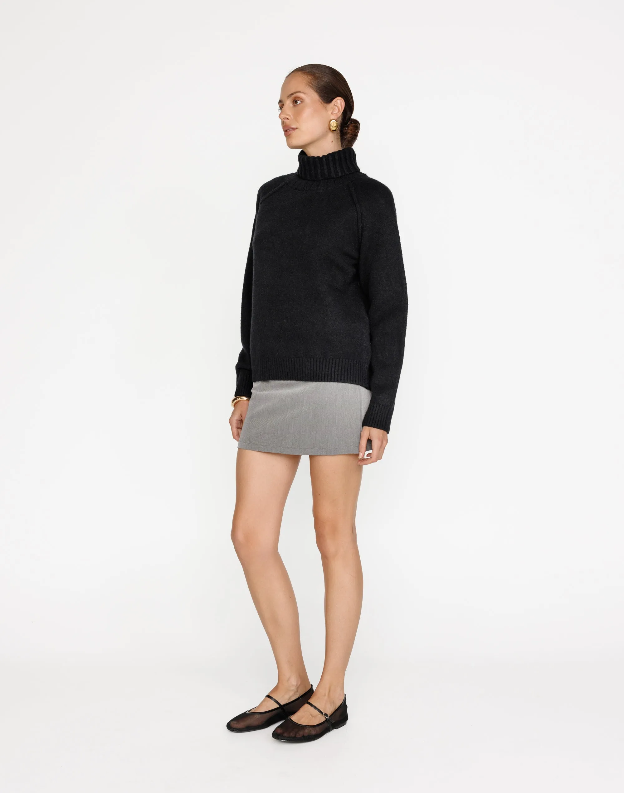 Nathalia Knit Jumper (Black)