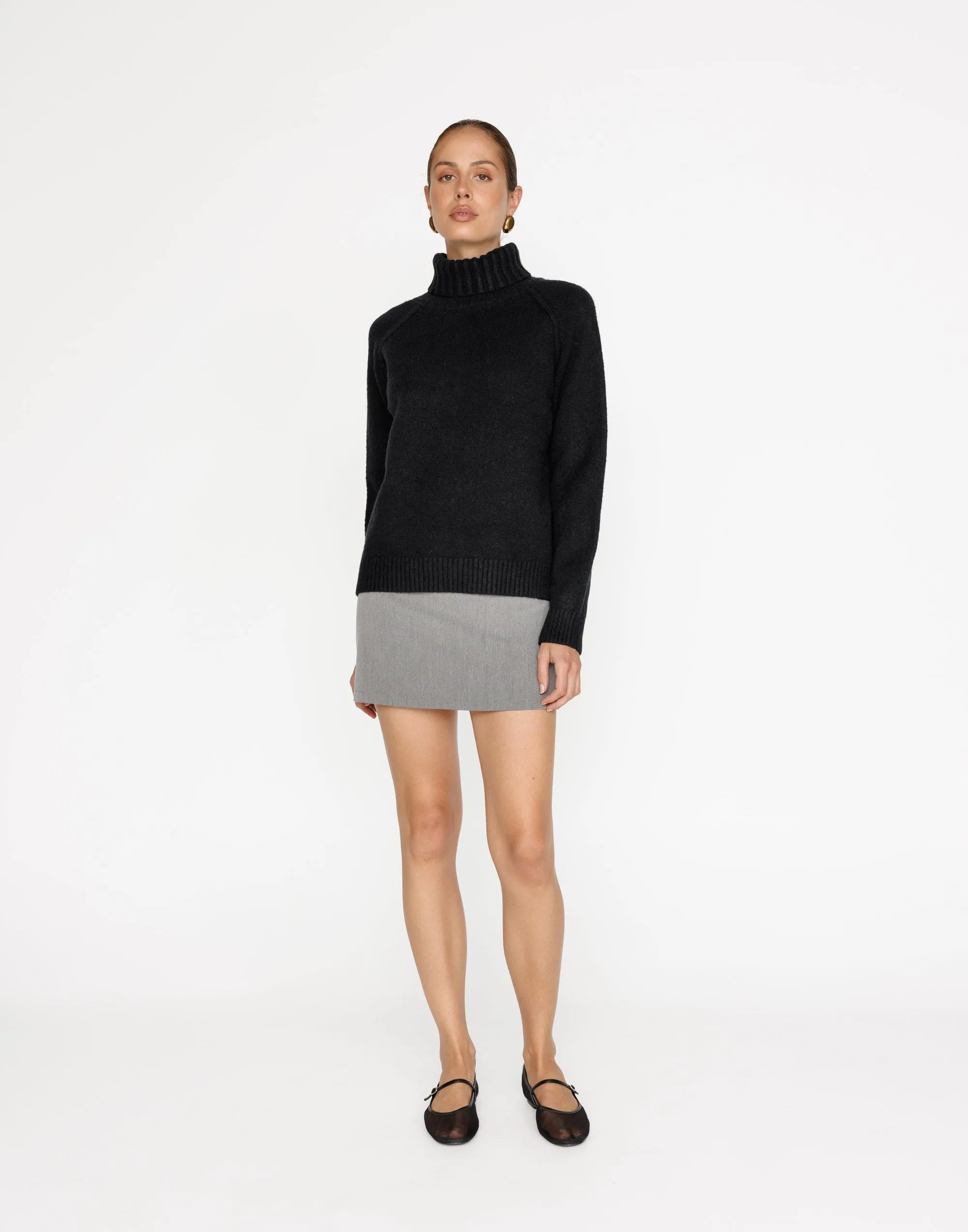 Nathalia Knit Jumper (Black)