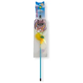 Necoichi Crinkly Critters Bouncy Bee Adjustable Cat Wand