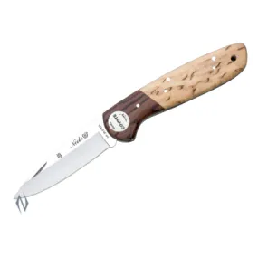 Nieto 047 coyote curly Birch 7.5cm Folder Knife