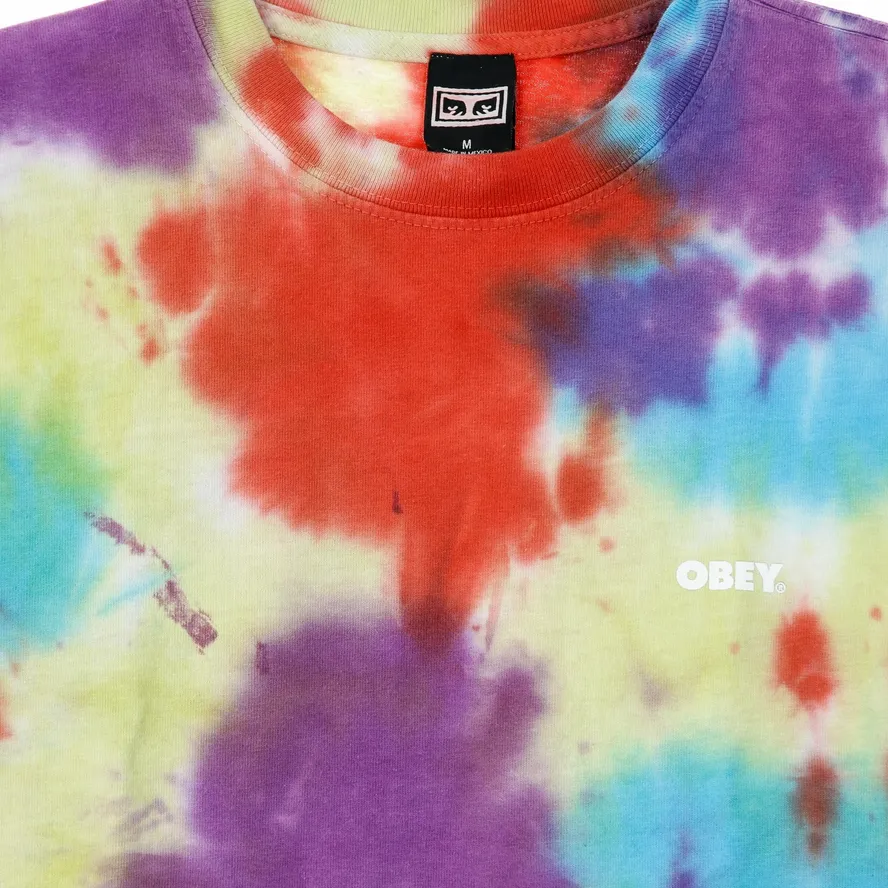 Obey maglietta manica corta da uomo  Bold Heavyweight Blotch Tie Dye 163132349 colori vari