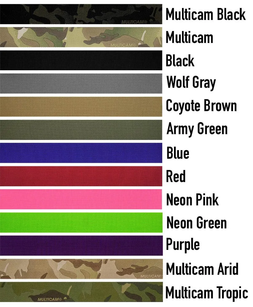 Personalized 1.5" Basic Tactical Dog Collar