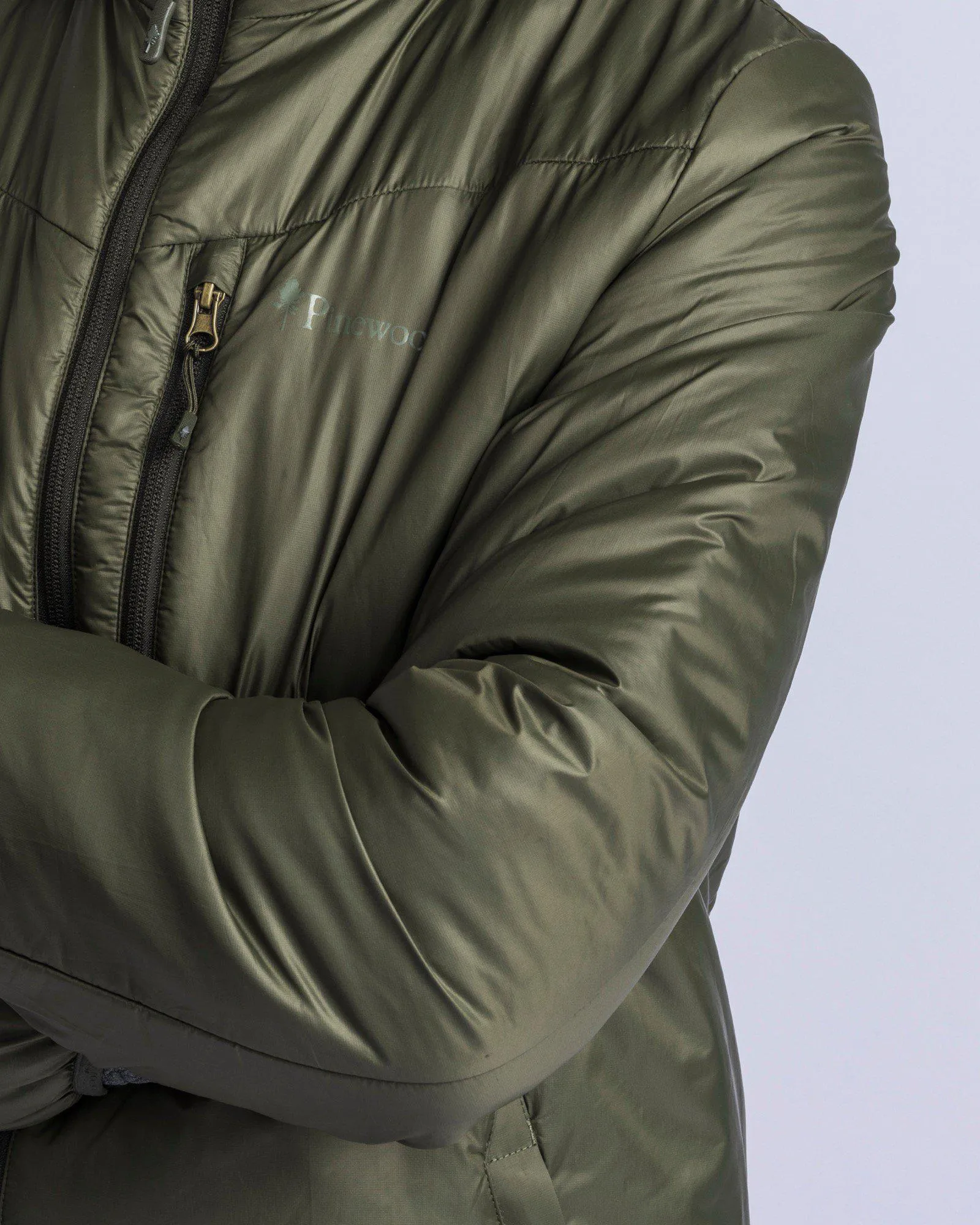 Pinewood® Wool Insulated Midlayer Jacka Herr / Moss Green