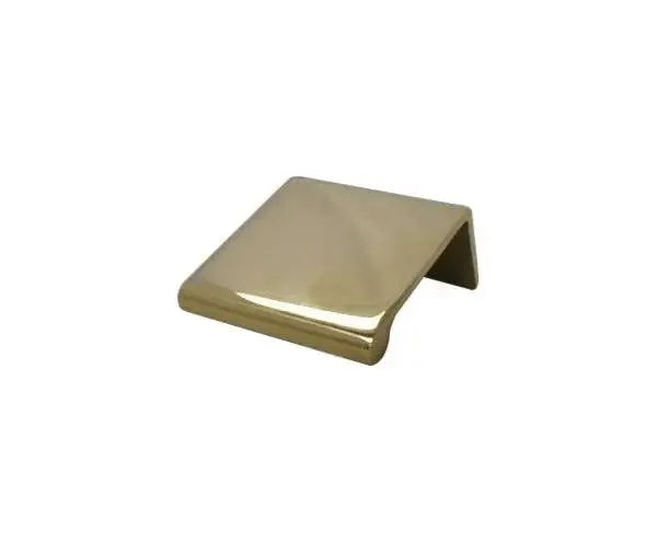 Polished Brass Tap 1-1/2" x 1-1/2" Cabinet/Drawer Pull