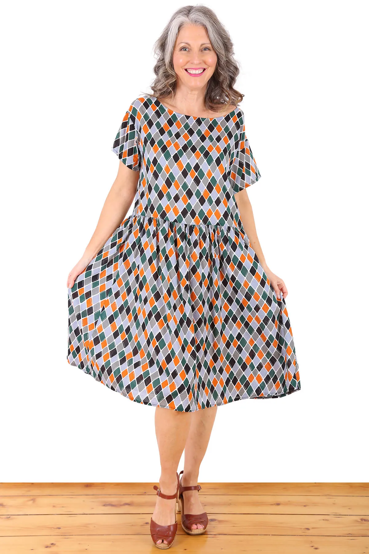 Portico Drop Waist Dress