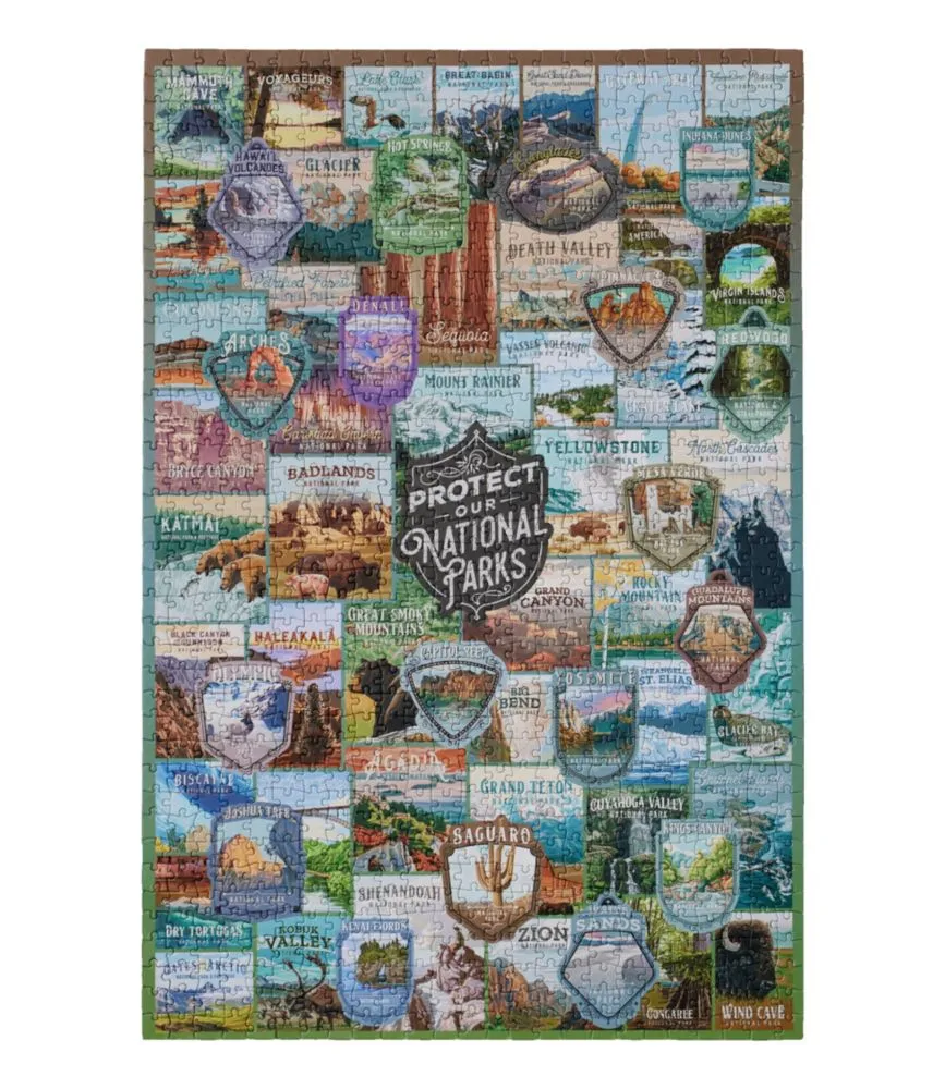 Protect Our National Parks Puzzle, 1000 Pieces