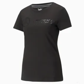 Puma Mercedes Womens T-shirt, Black, 2022