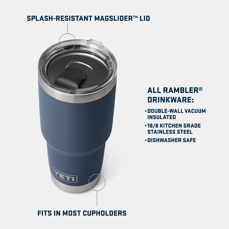 Rambler 30oz Tumbler with Magslider Lid