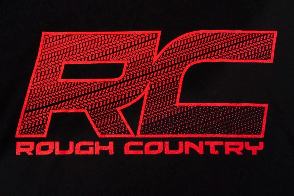 Rough Country T-Shirt - Pattern - Black - XL