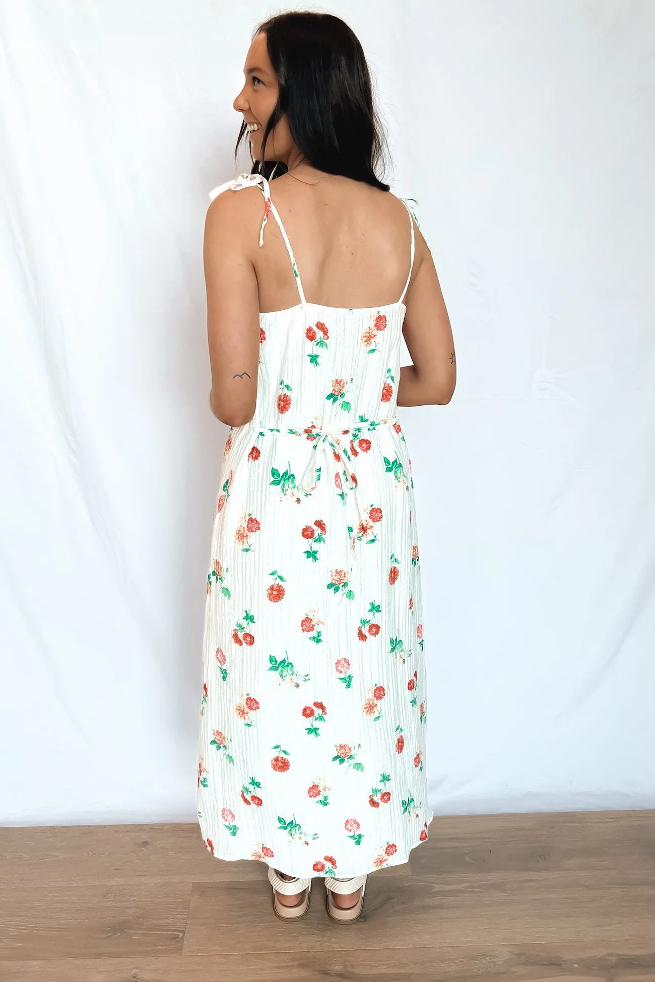 Santorini Maxi Dress Print