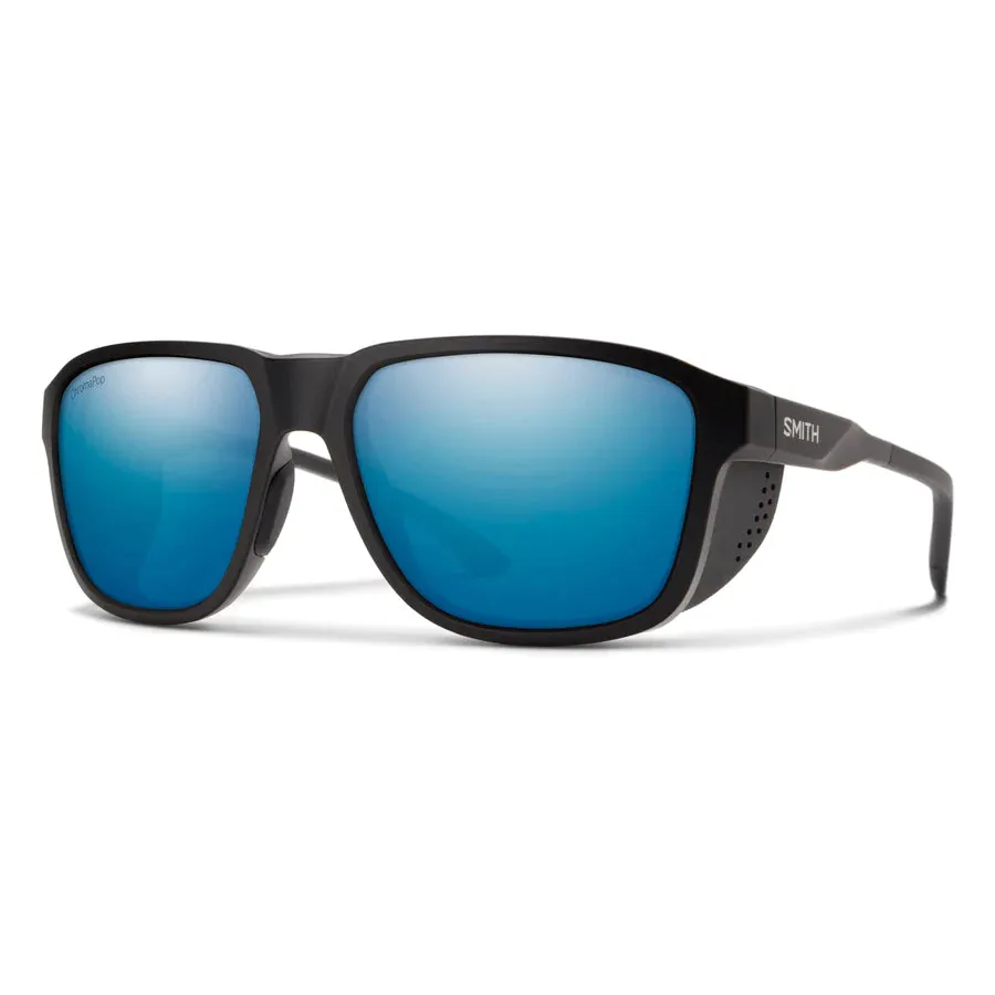 Smith Optics Embark ChromaPop Matte Black Polarized Blue Mirror