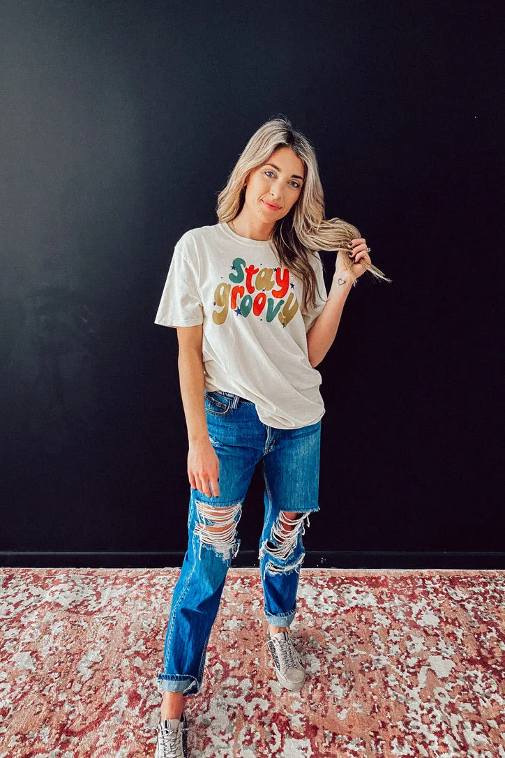 Stay Groovy Graphic Tee | FINAL SALE