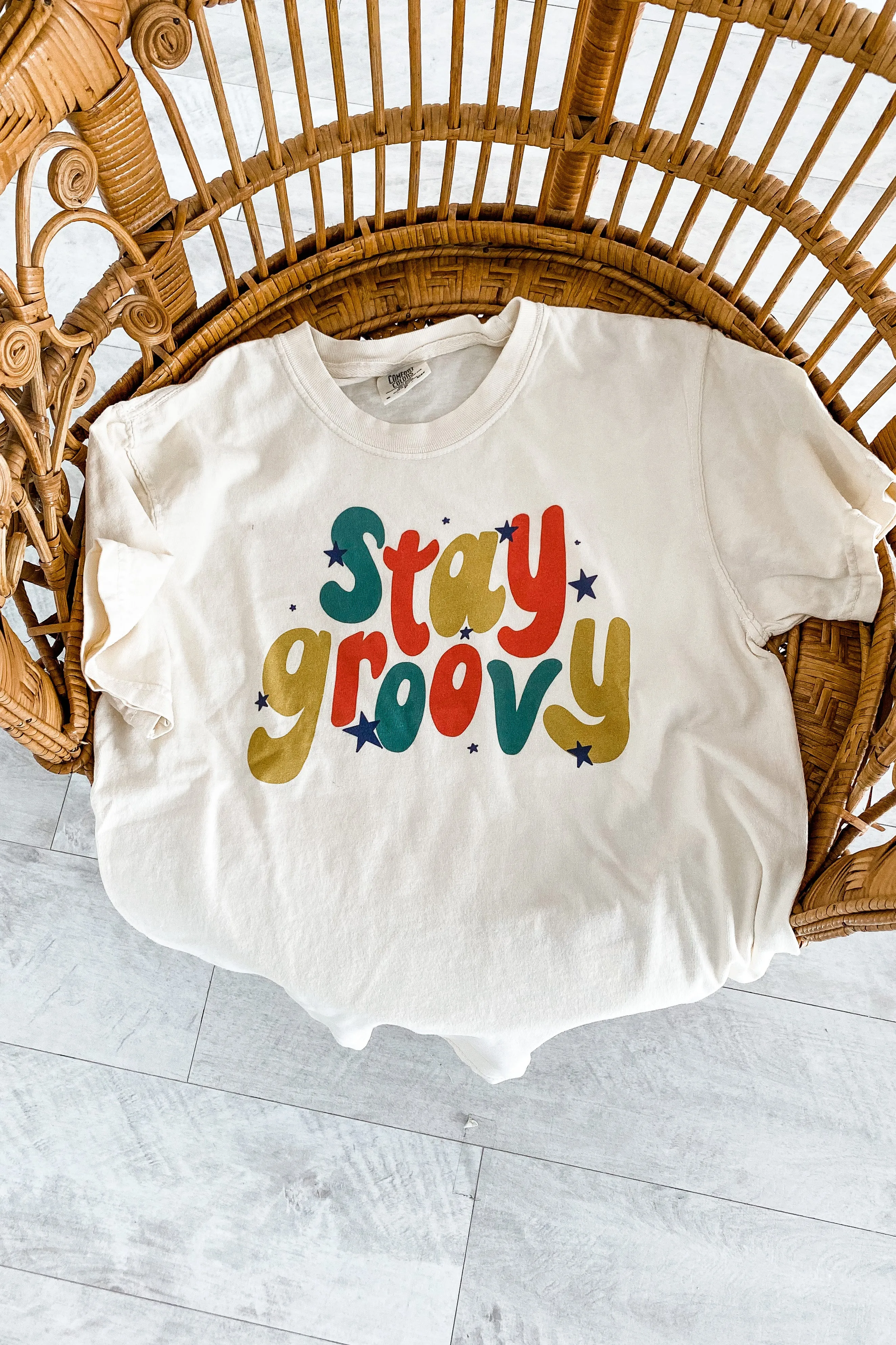 Stay Groovy Graphic Tee | FINAL SALE