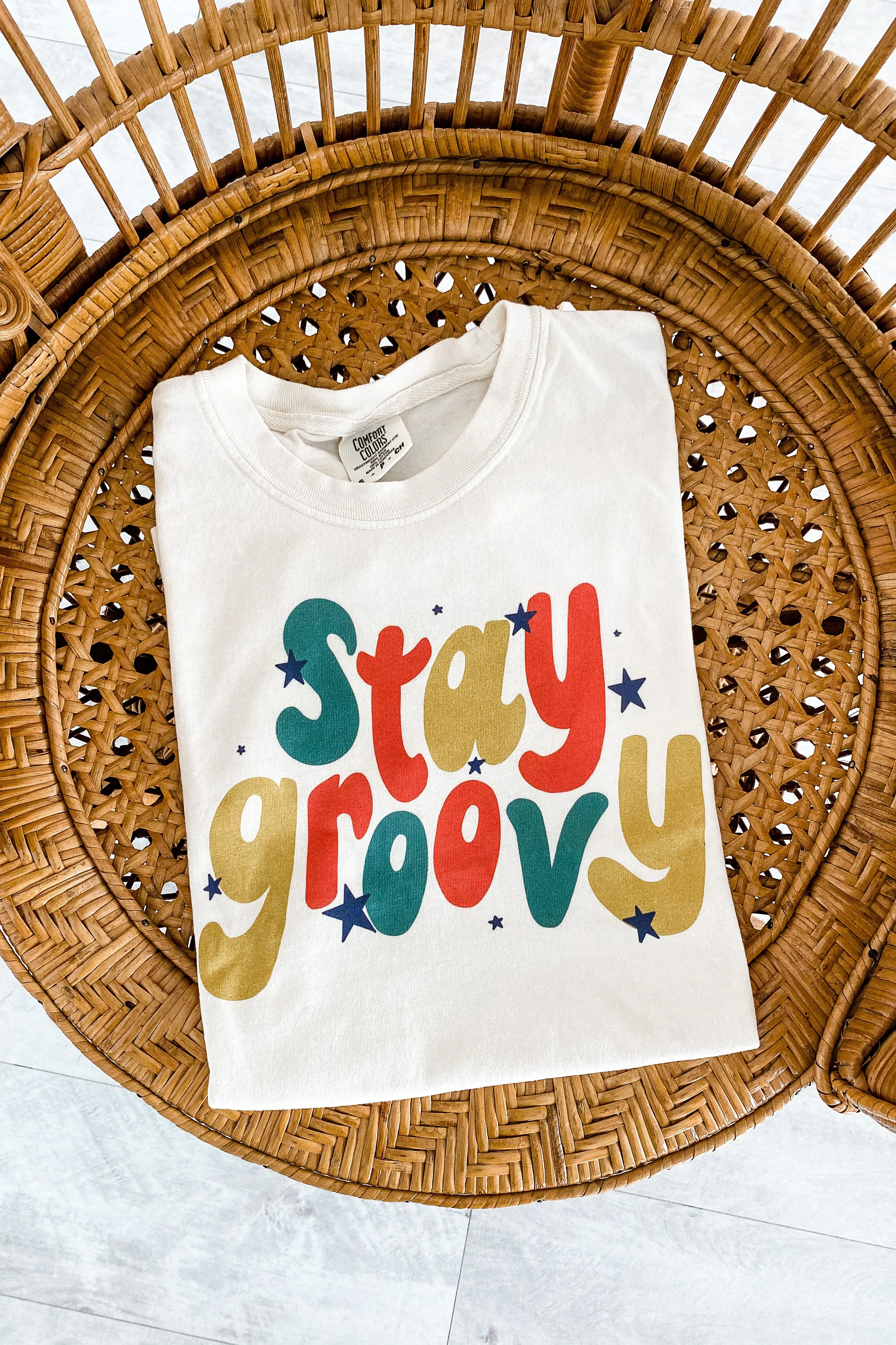 Stay Groovy Graphic Tee | FINAL SALE