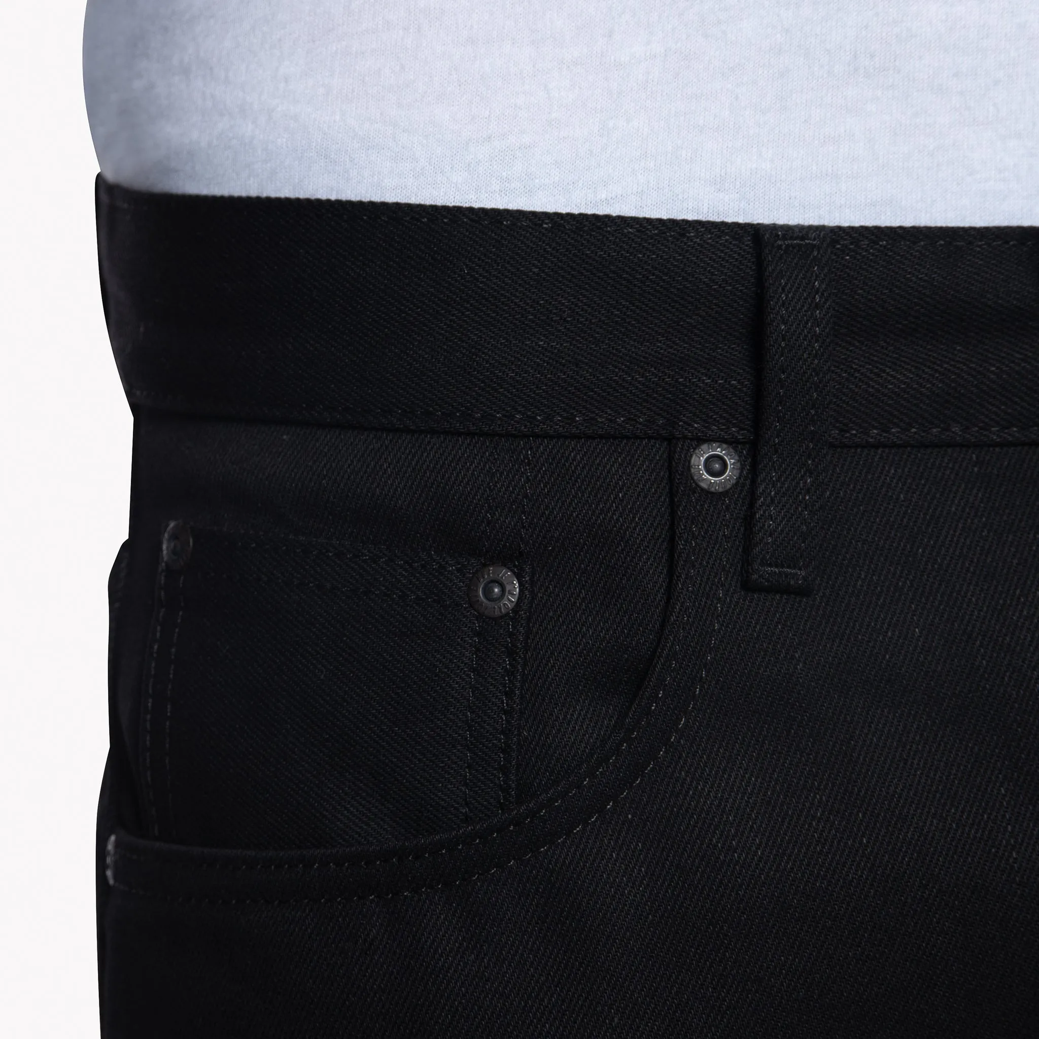 Strong Guy - Solid Black Selvedge