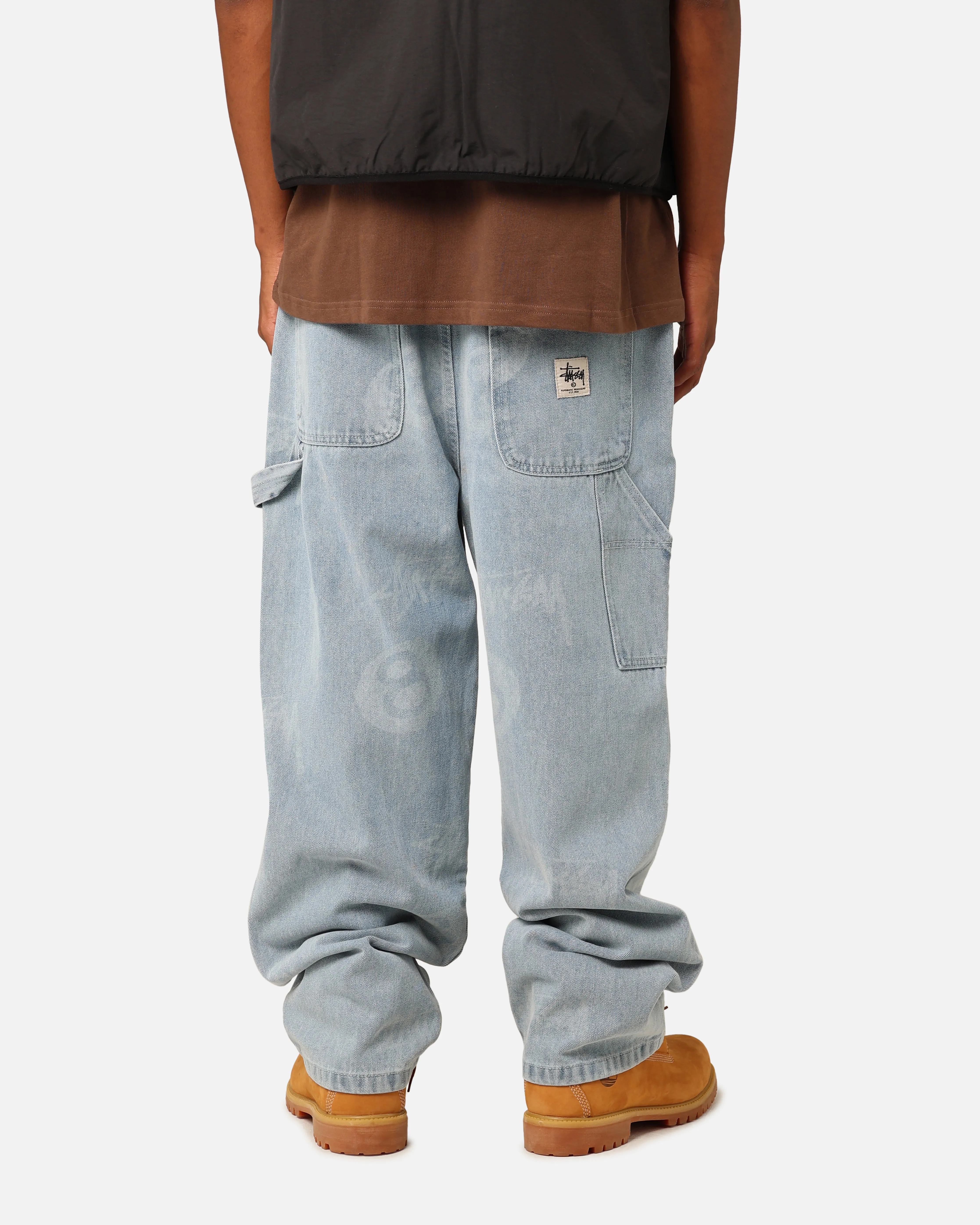 Stüssy Stock 8 Ball Carpenter Jeans Light Denim