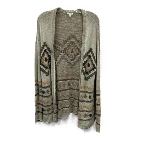 Sweater Cardigan By J. Jill In Tan, Size: L