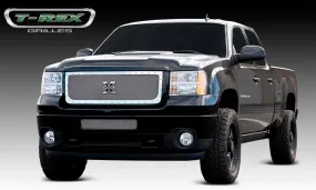 T-REX X Metal Series, Insert Grilles - Polished - Requires Drilling or Cutting - 2011-2014 Sierra HD