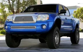 T-REX X Metal Series, Insert Grilles - Polished - Requires Drilling or Cutting - 2011 Tacoma