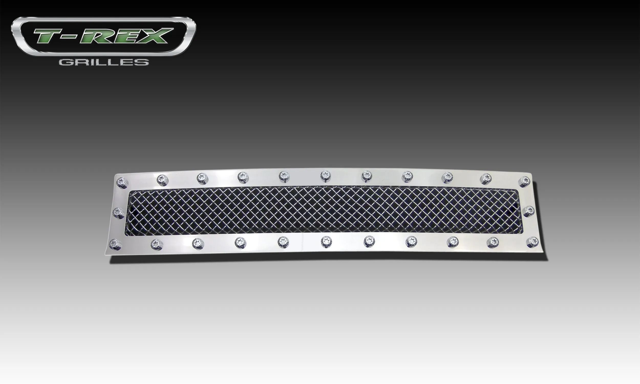 T-REX X Metal Series, Overlay Bumper Grille - Polished - 2010-2014 SVT Raptor