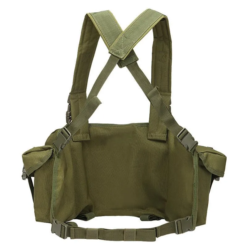 Tactical Recon Chest Rig Vest w/ Mag Pouch