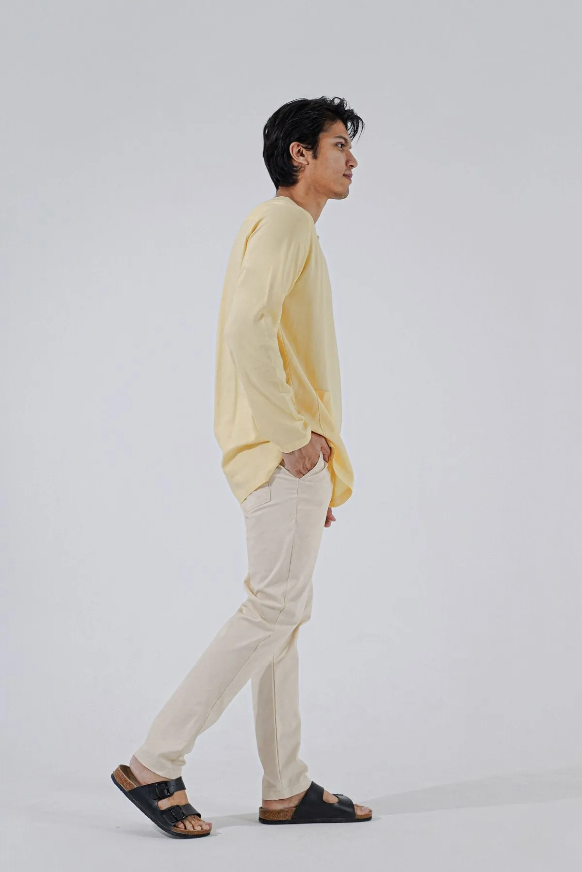 The Perfect Men Slim Fit Pants - Cream