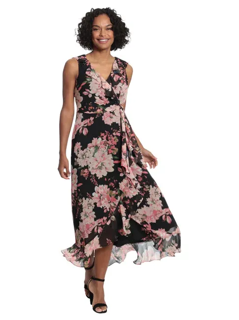 Tina Ruffle hem Maxi Dress