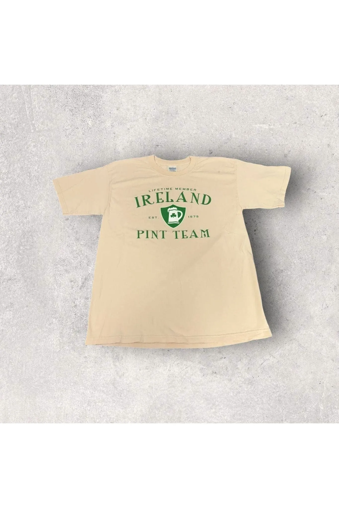 Vintage 2000s Lifetime Member Ireland Pint Team Tee- L