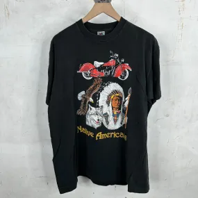 Vintage Australia Native Americans Biker T-Shirt