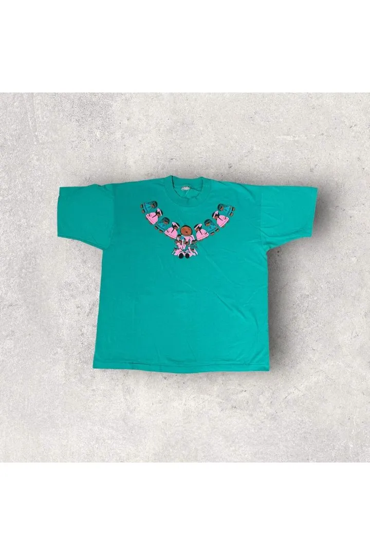 Vintage Single Stitch Native American Tee- XL