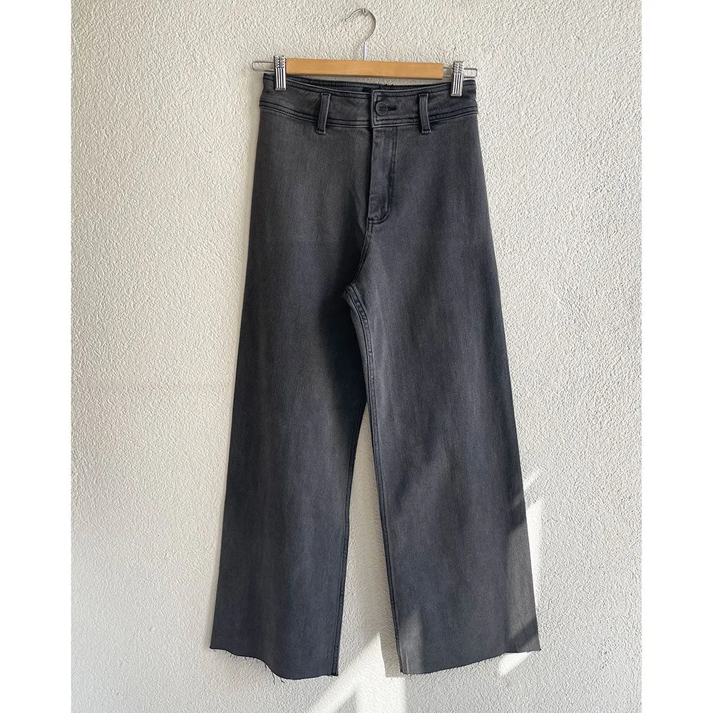 Washed Black Denim