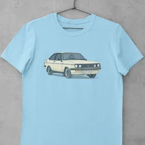 WHITE MK2 FORD ESCORT T-SHIRT