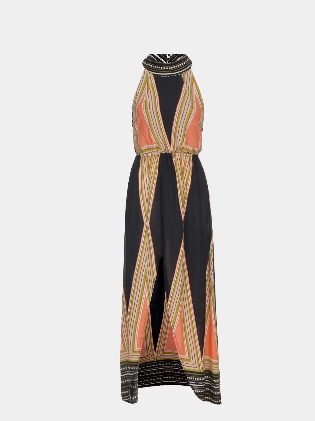 Wholesale Halter Backless Maxi Dress