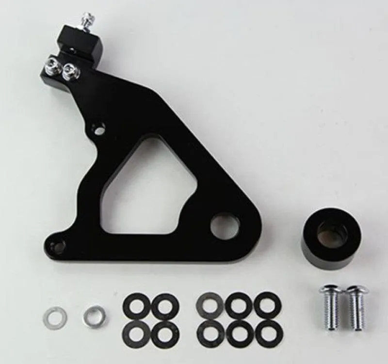 Wilwood Caliper Mounting Kit Black w/Bracket GP310 2000-Present Softail