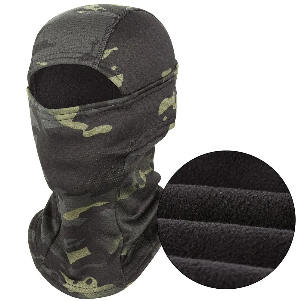 Winter Full Face Mask Tactical Balaclava Camouflage Cycling Running Bicycle Scarf Ski Climbing Bike Hunting Snowboard Men Women