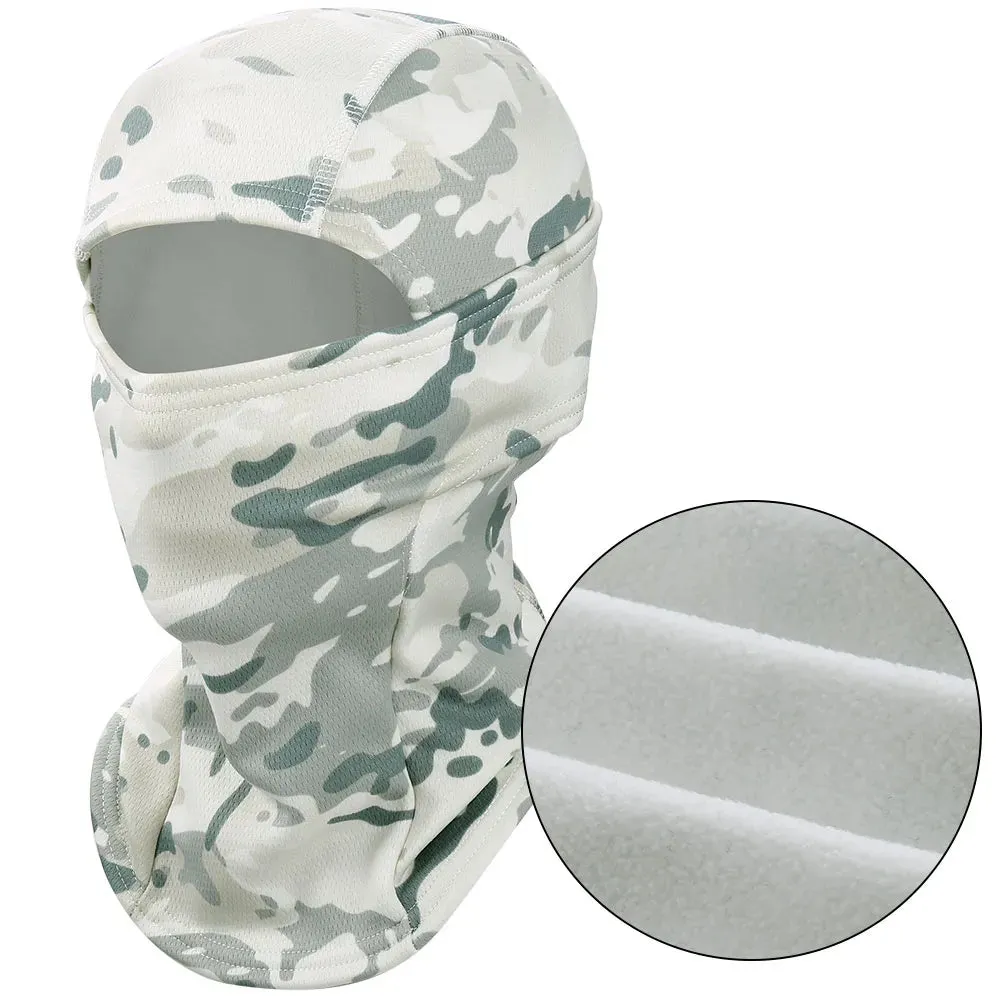 Winter Full Face Mask Tactical Balaclava Camouflage Cycling Running Bicycle Scarf Ski Climbing Bike Hunting Snowboard Men Women