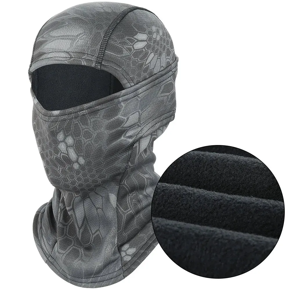 Winter Full Face Mask Tactical Balaclava Camouflage Cycling Running Bicycle Scarf Ski Climbing Bike Hunting Snowboard Men Women