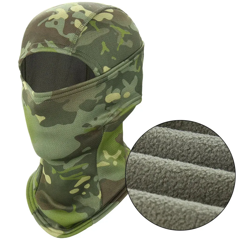 Winter Full Face Mask Tactical Balaclava Camouflage Cycling Running Bicycle Scarf Ski Climbing Bike Hunting Snowboard Men Women