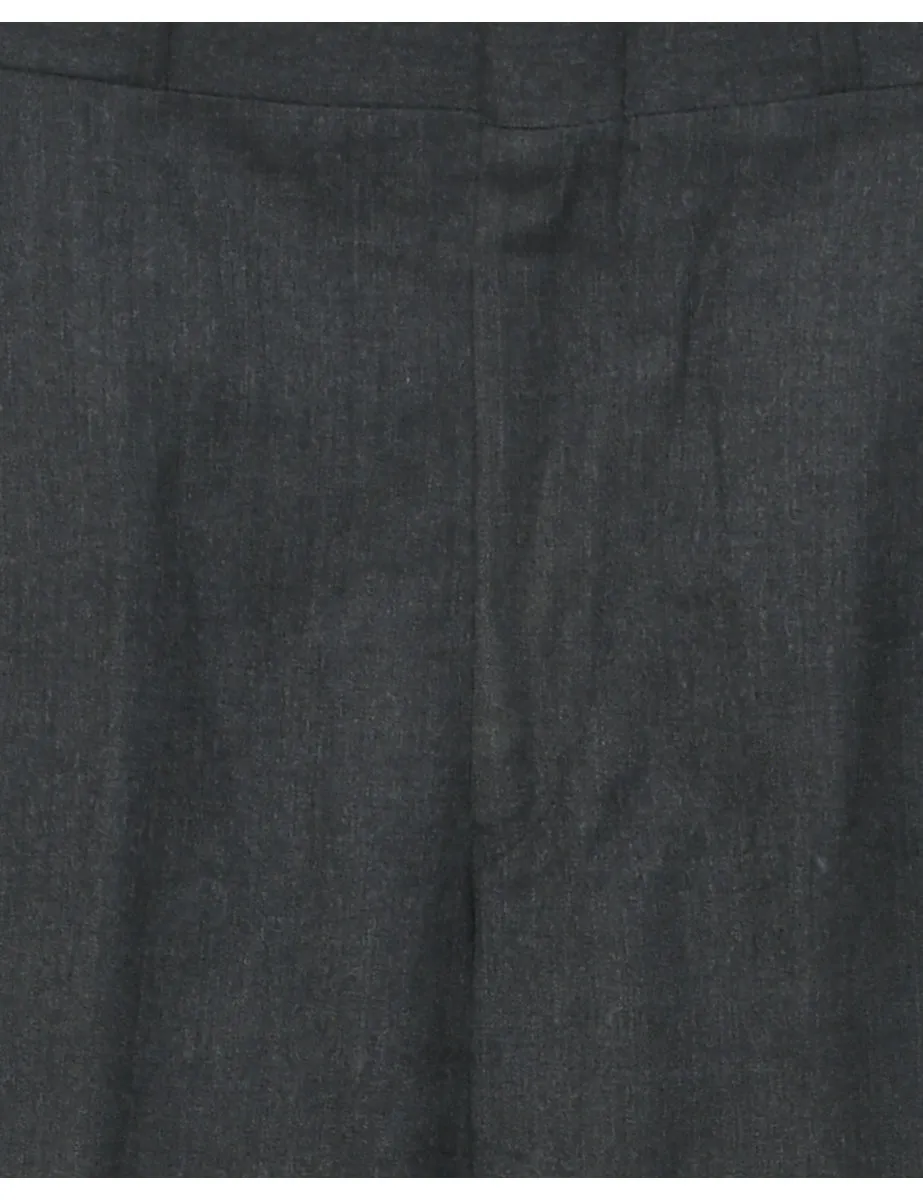 Wool Dark Grey Trousers - W33 L30