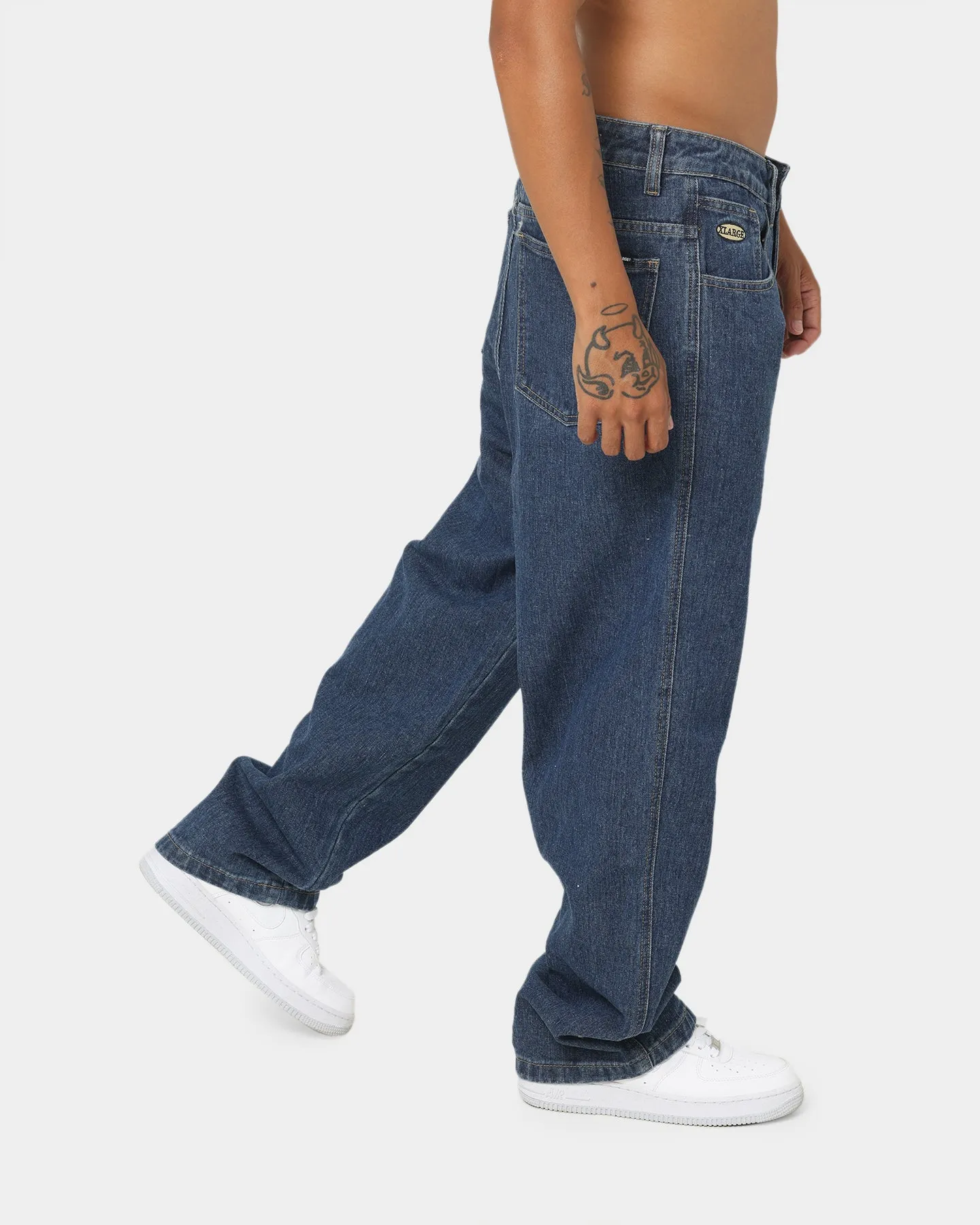 X-Large Bull Denim 91 Wide Leg Pants Blue