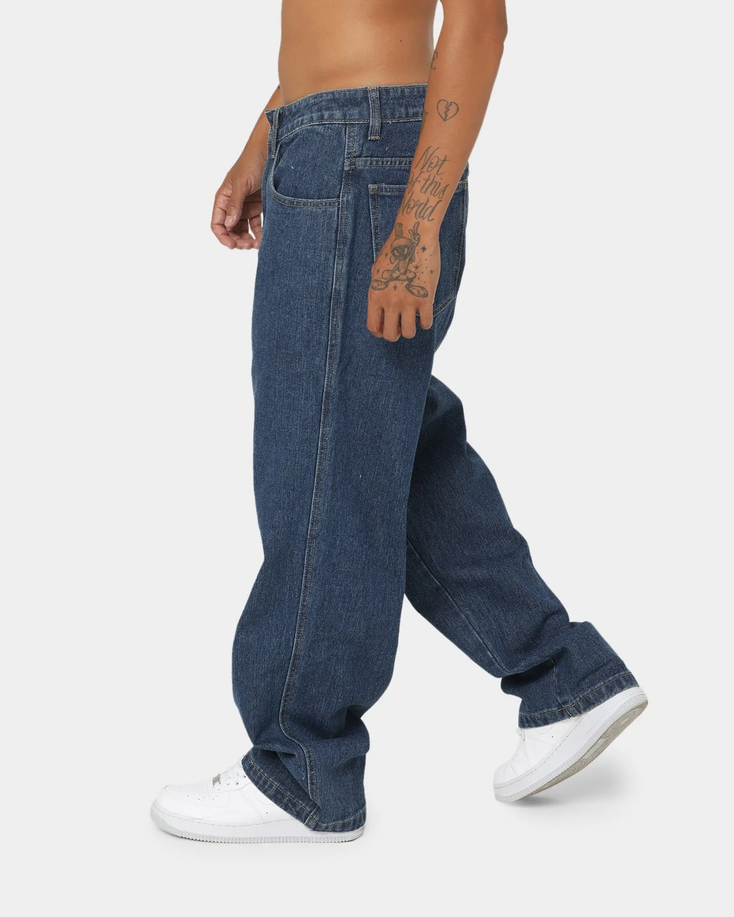 X-Large Bull Denim 91 Wide Leg Pants Blue