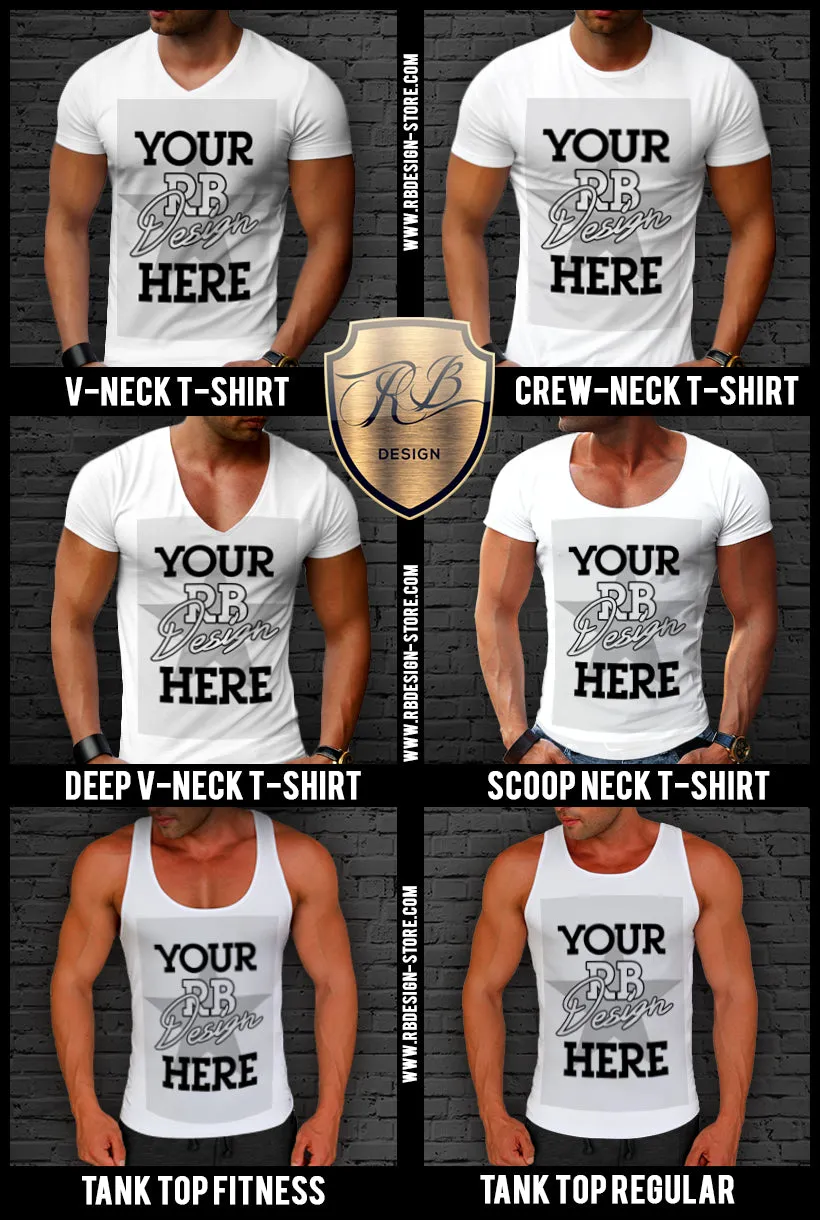 Your Knife My Back My Gun Your Head Skull T-shirt RB Design Tank Top MD648 B