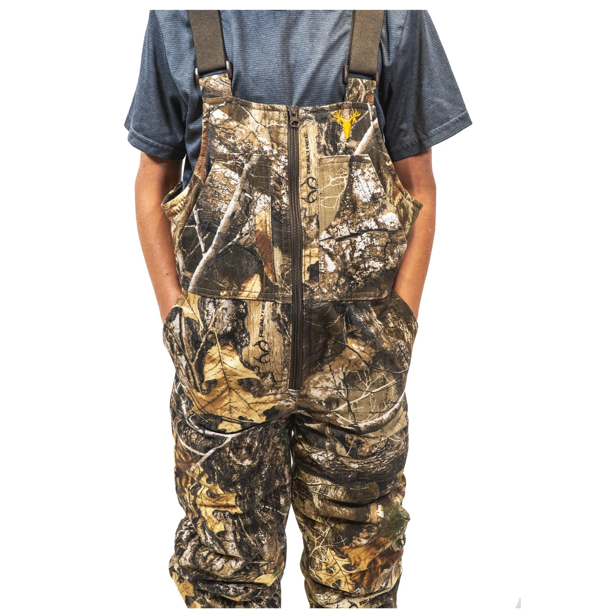 Youth Insulated Camo Bib