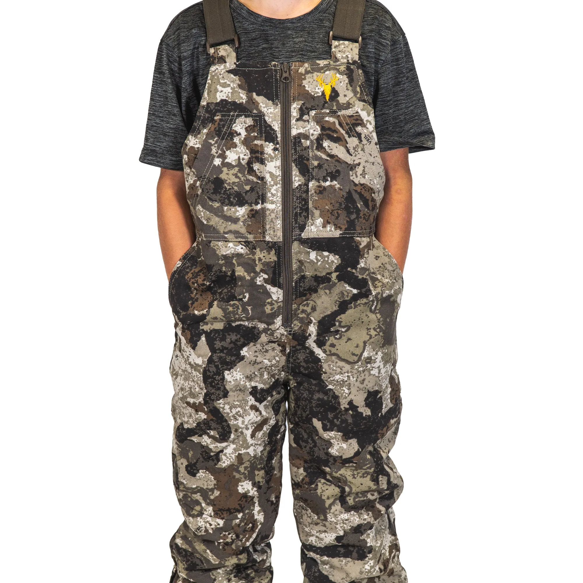 Youth Insulated Camo Bib